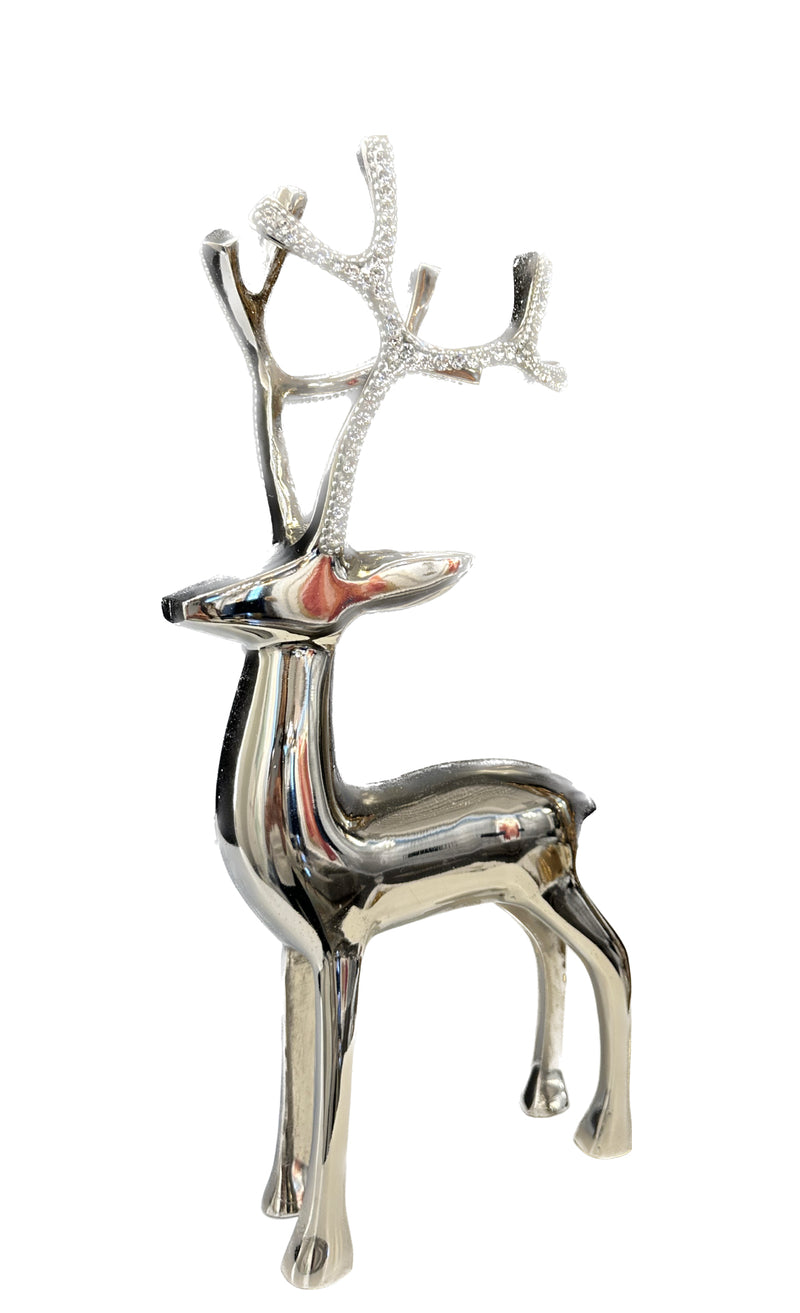 DECORATIVE DEER WITH CRYSTALS