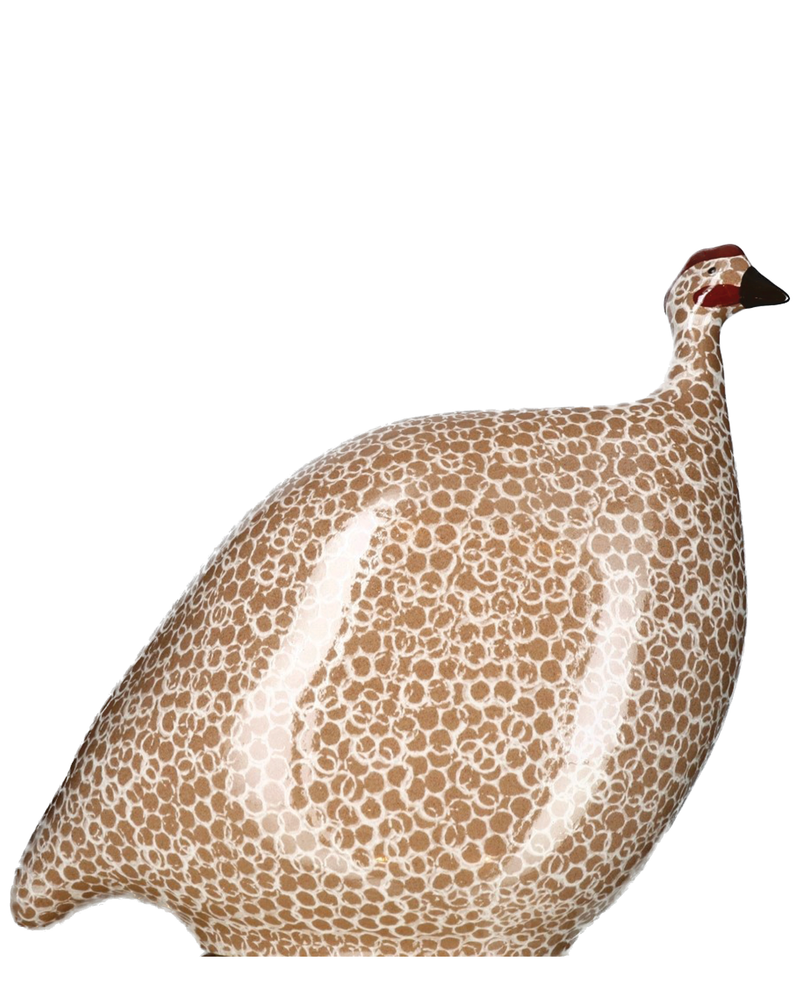 African Guinea Hen - Warm Brown