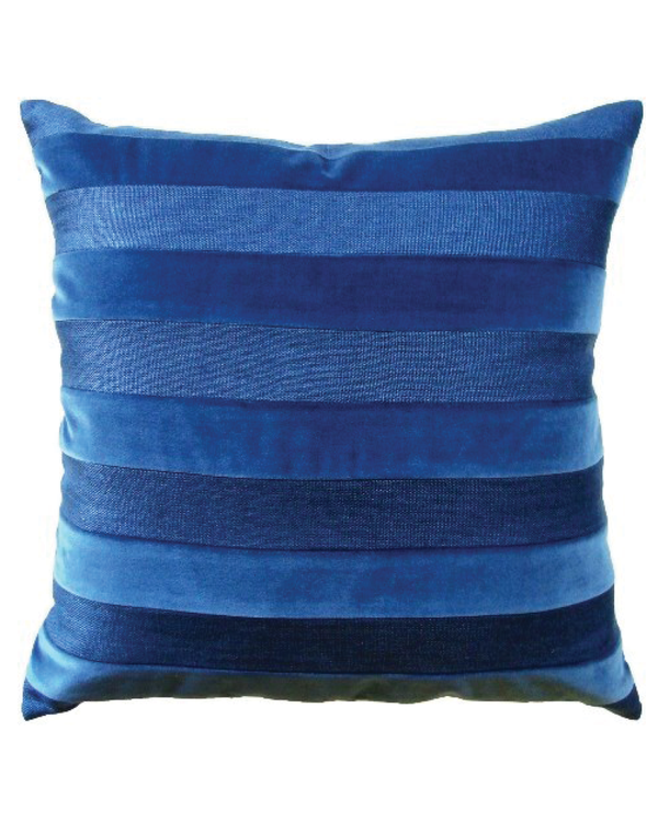 Parker Stripe Throw Pillow (Marine)