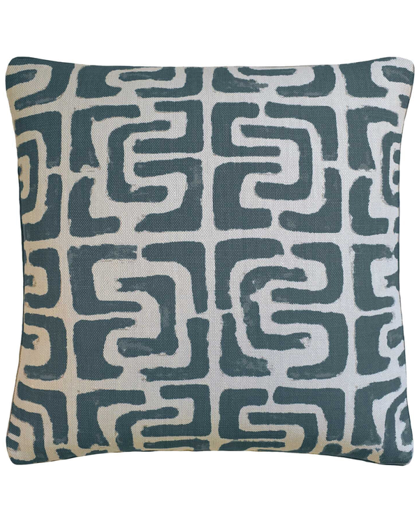 Oui Bloc Throw Pillow (Jade)