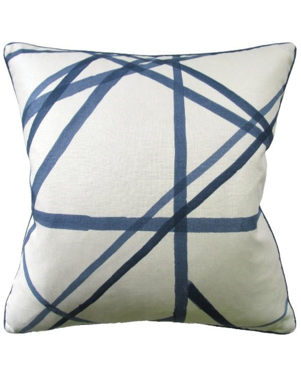 Channels Throw Pillow (Periwinkle)