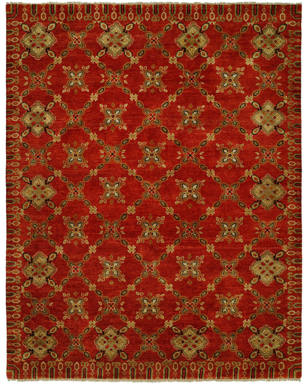 Artisan Truly Red Tribal Rug