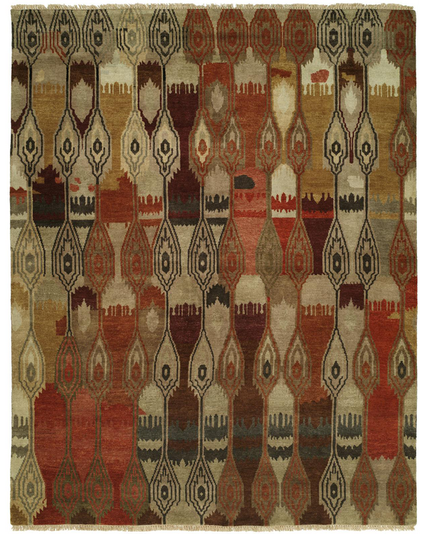 Artisan Chino / Earth-Tones Tribal Rug