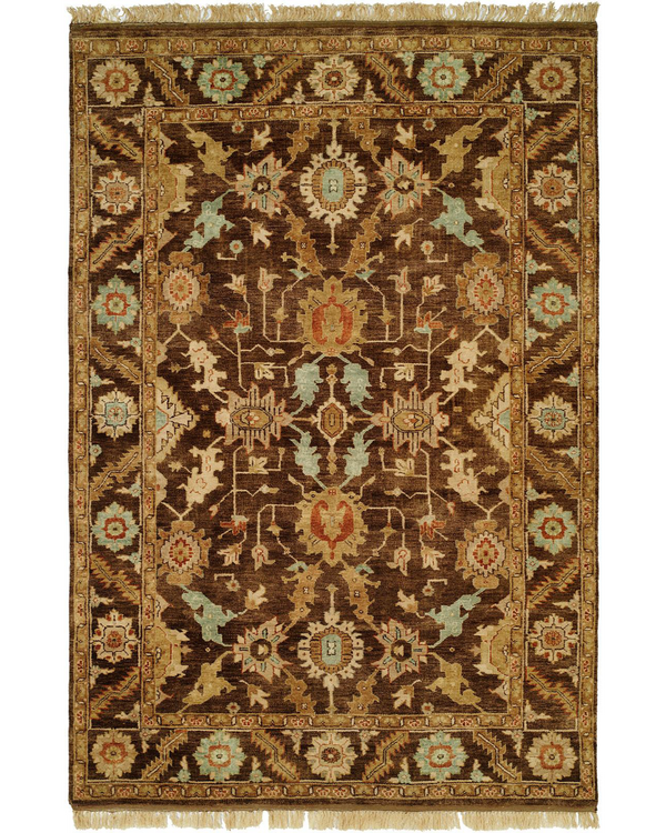 Bergama Brown Traditional Rug