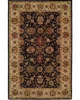 Empire Black / Ivory Traditional Rug